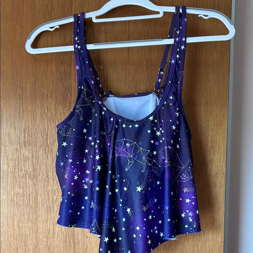 Starry Constellation Swim crop top